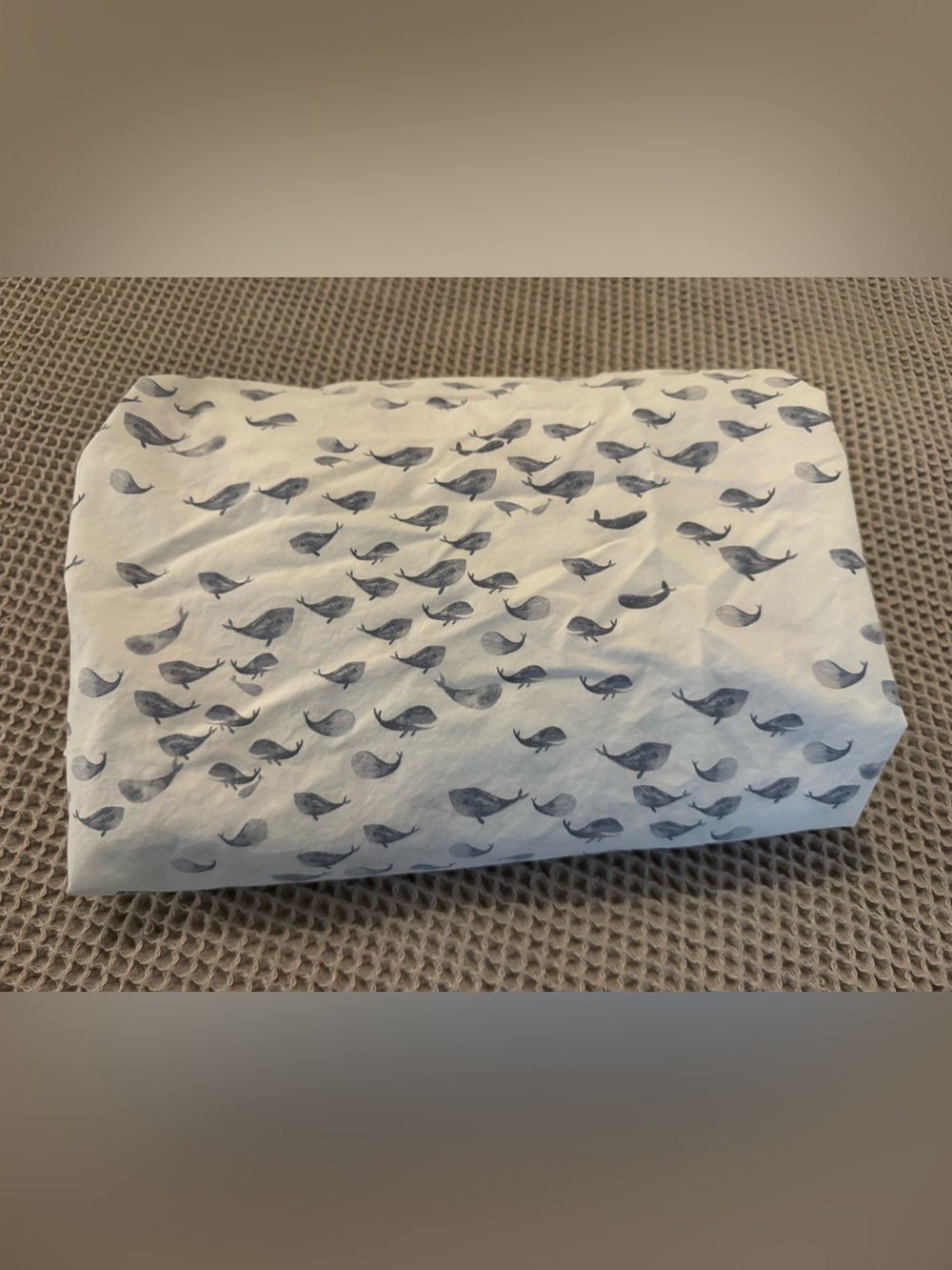 Pottery Barn Whale crib sheet